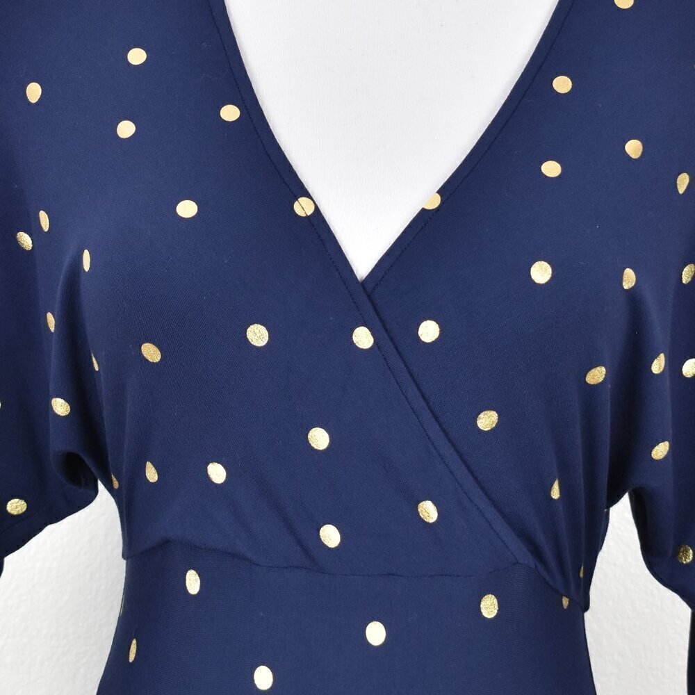 Boden Gemma Jersey Polka Dot Dress NEW - 2 - Picture 3 of 10